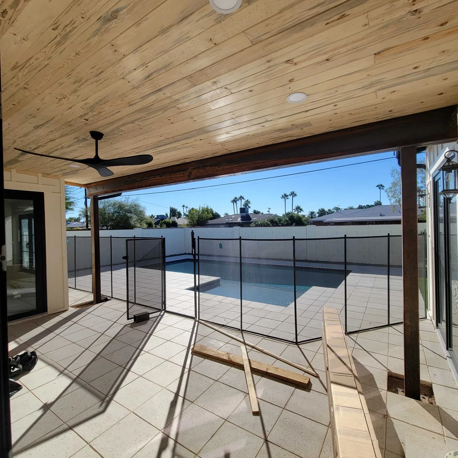 Patio cover and outdoor remodel by ACI Construction Group LLC in Phoenix